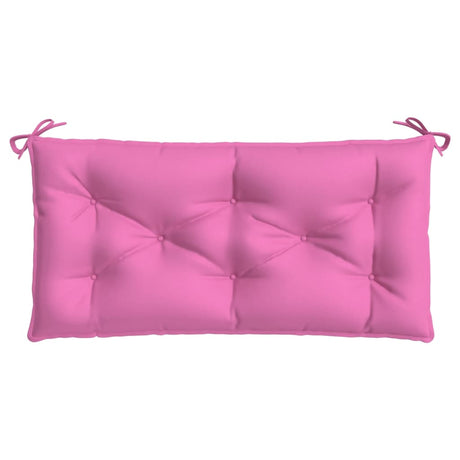VidaXL Gartenbankauflage 110x50x7 cm Stoff rosa