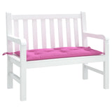 Vidaxl Garden Bench Pushion 110x50x7 cm stofrosa