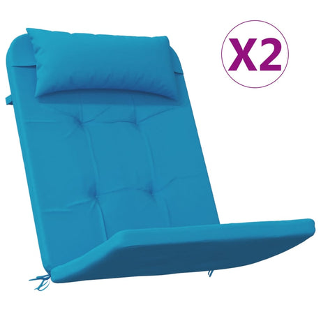 Vidaxl stoelkussens 2 st adirondack oxford stof lichtblauw