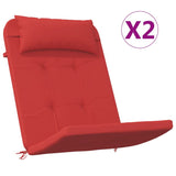 Vidaxl stoelkussens 2 st adirondack oxford stof rood