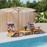 Vidaxl stoelkussens 2 pcs rood ruit 58 x 77 x 4,5 cm oxford stof