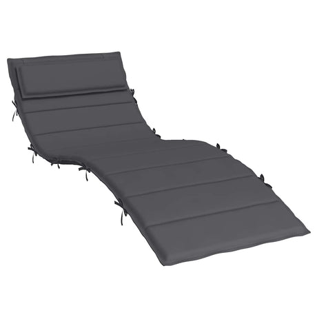 Vidaxx Liegekissen 180x60x4 cm Oxford-Stoff anthrazit