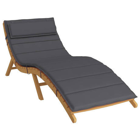 Vidaxx Liegekissen 180x60x4 cm Oxford-Stoff anthrazit