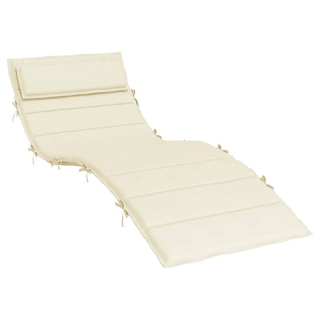 Vidaxx Liegekissen 180x60x4 cm Oxford-Stoff cremefarben