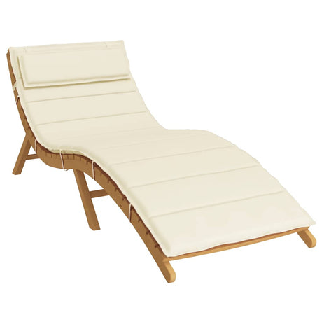 Vidaxx Liegekissen 180x60x4 cm Oxford-Stoff cremefarben
