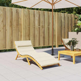 Vidaxx Liegekissen 180x60x4 cm Oxford-Stoff cremefarben