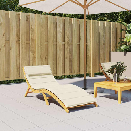 Vidaxx Liegekissen 180x60x4 cm Oxford-Stoff cremefarben