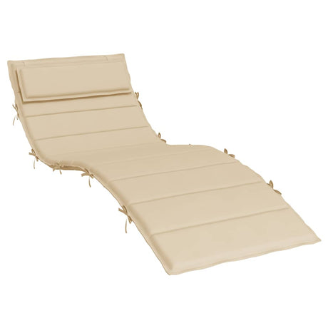 Vidaxx Liegekissen 180x60x4 cm Oxford-Stoff beige