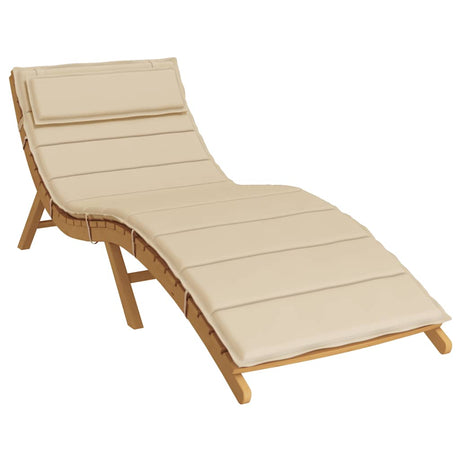 Vidaxx Liegekissen 180x60x4 cm Oxford-Stoff beige