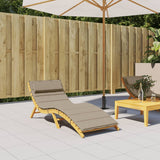 VidaXL Liegekissen 180x60x3 cm Oxford-Stoff Taupe