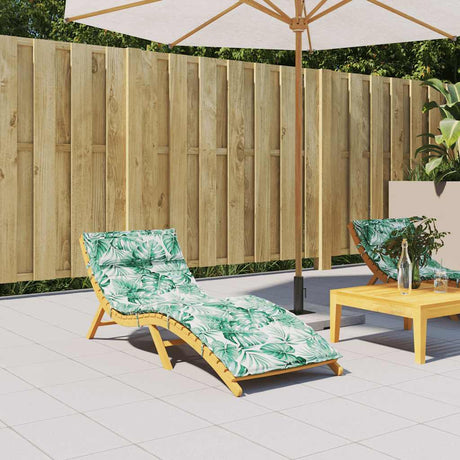 Vidaxx Liegekissen Blattmuster 180x60x4 cm Oxford-Stoff