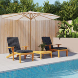 Vidaxx Terrassenstuhlkissen 2 Stück Rautenmuster Oxford-Stoff schwarz