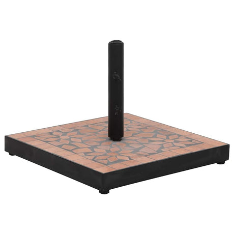 Vidaxx Sonnenschirmständer quadratisch 12 kg terrakottafarben