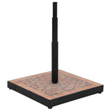 Vidaxx Sonnenschirmständer quadratisch 12 kg terrakottafarben