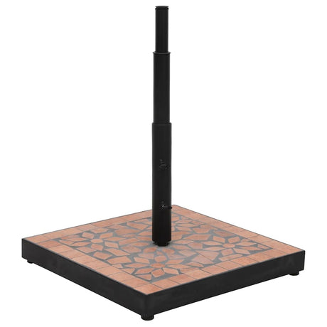 Vidaxx Sonnenschirmständer quadratisch 12 kg terrakottafarben