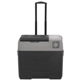 Vidaxx Kühlbox mit Rollen und Griff 40 l Polypropylen schwarz und grau