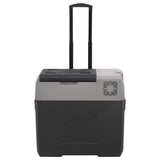 Vidaxx Kühlbox mit Rollen und Griff 50 l Polypropylen schwarz und grau
