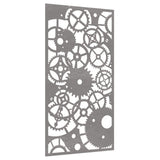 Vidaxxl Wanddekoration Gartengeräte Design 105x55 cm Cortenstahl