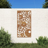 Vidaxl Wall Decoration Projekt sprzętu ogrodowego 105x55 cm Corten Steel