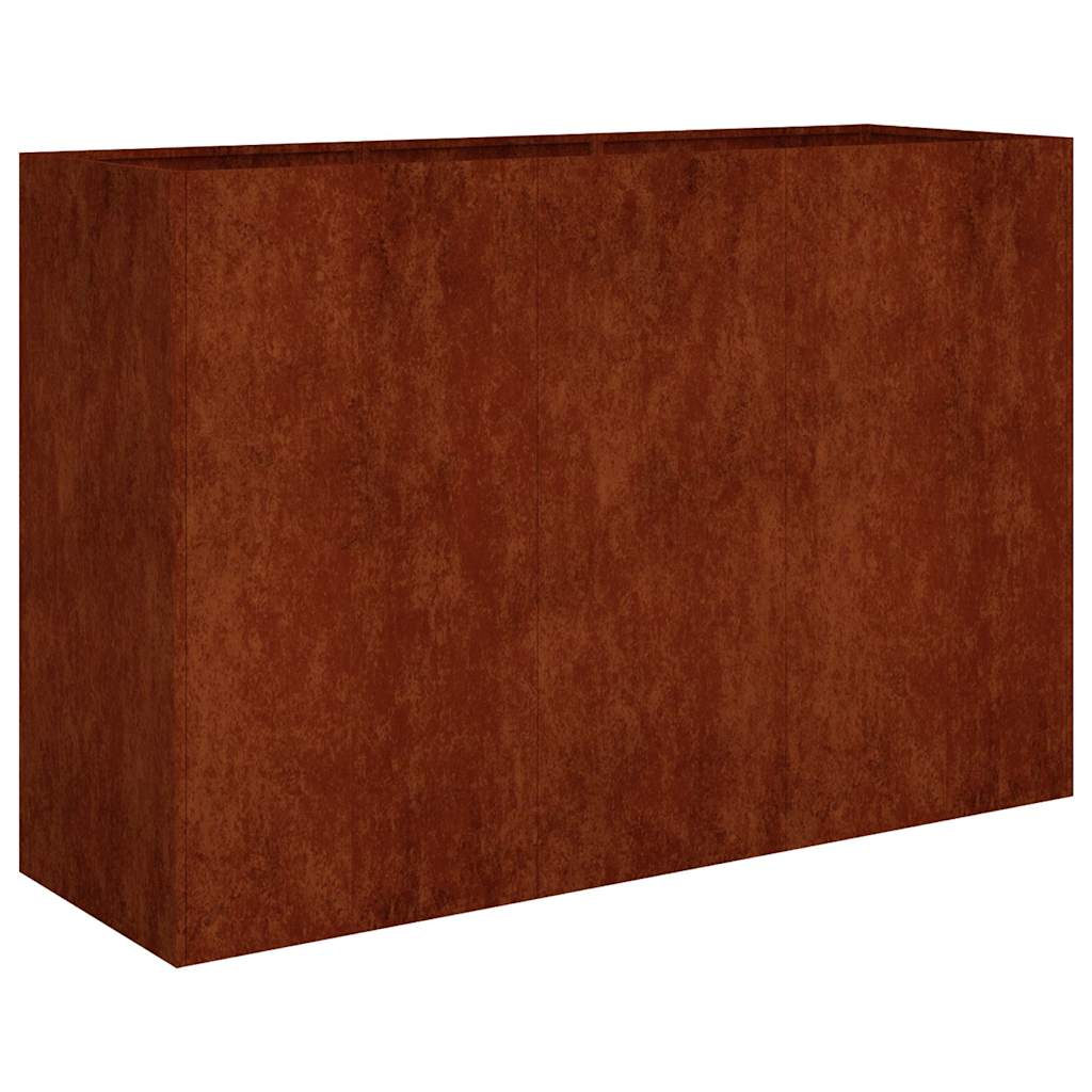 VidaXL Pflanzgefäß erhöht 120x40x80 cm Cortenstahl