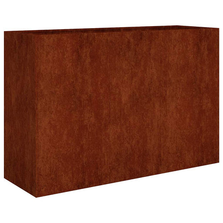 VidaXL Pflanzgefäß erhöht 120x40x80 cm Cortenstahl
