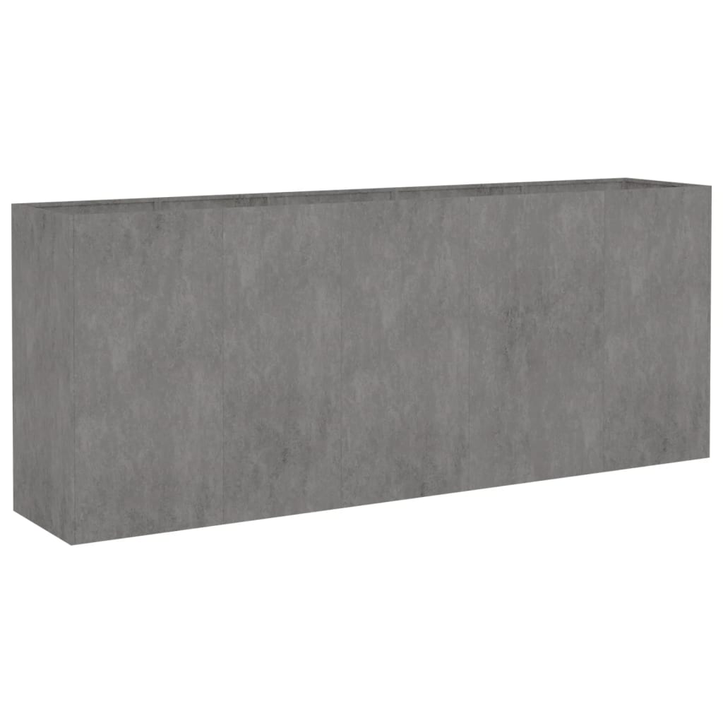 VidaXL Pflanzgefäß erhöht 200x40x80 cm Cortenstahl