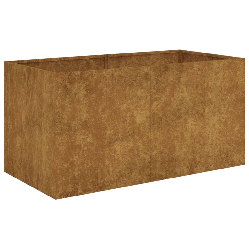 Casella di pianificazione Vidaxl 80x40x40 cm acciaio corten