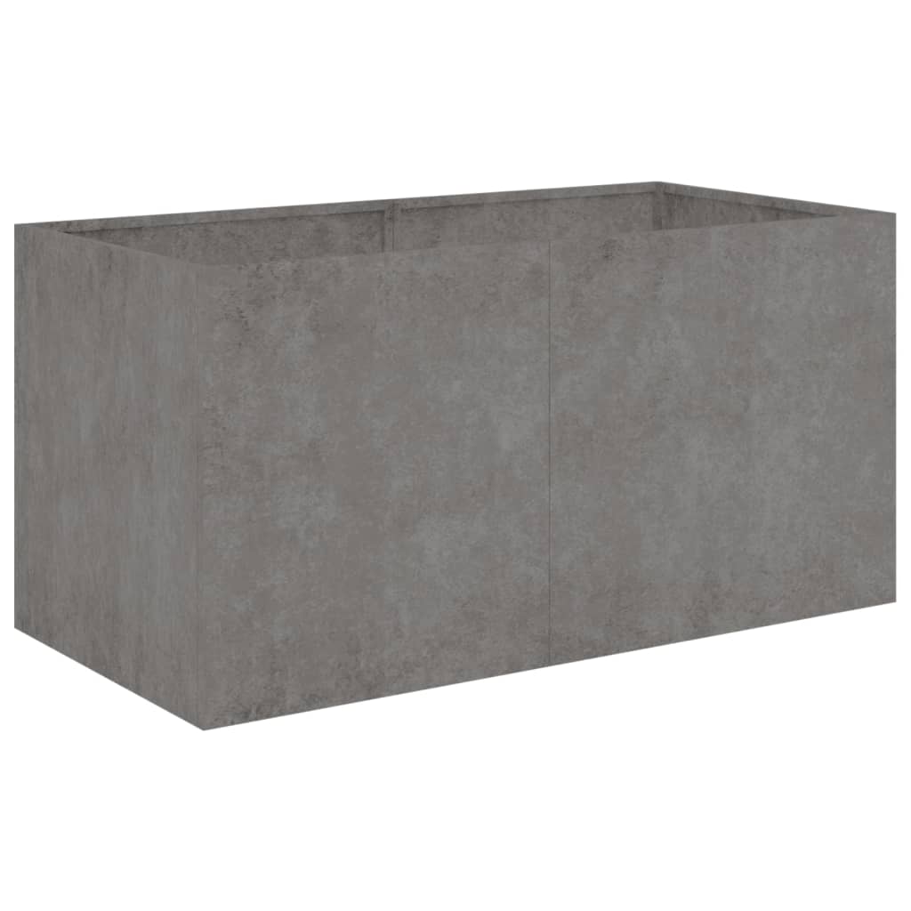 Casella di pianificazione Vidaxl 80x40x40 cm acciaio corten