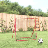 Vidaxl fotball kickback rebounder justerbar 96x80x96 cm stål og PE