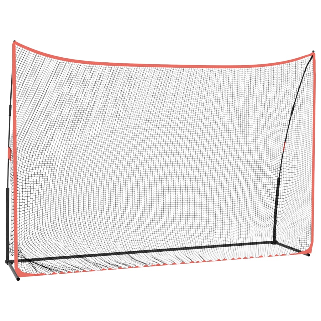 Vidaxl Golf Training Network 305x91x213 cm Polyester noir et rouge