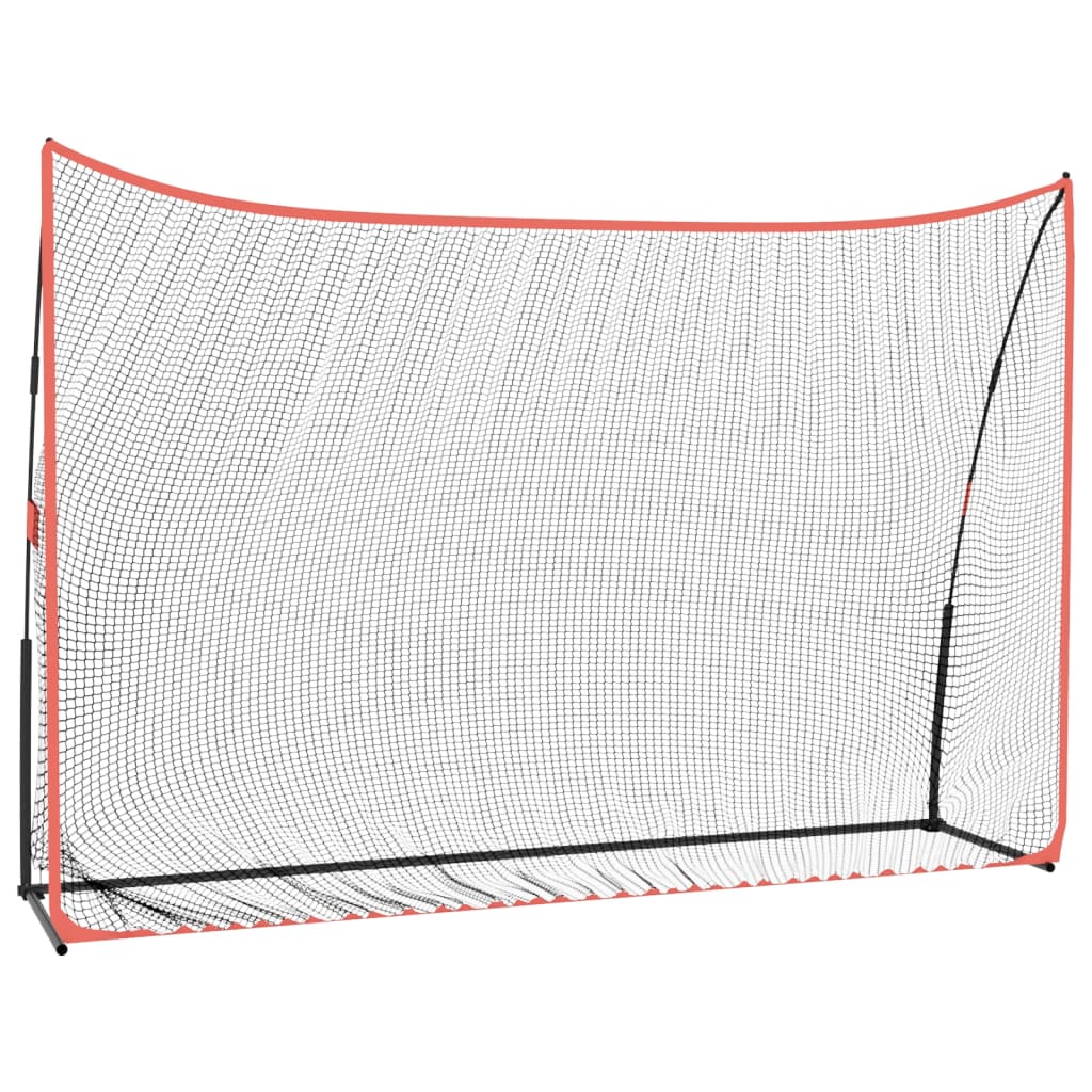 Vidaxl Golf Training Network 305x91x213 cm Polyester schwarz und rot