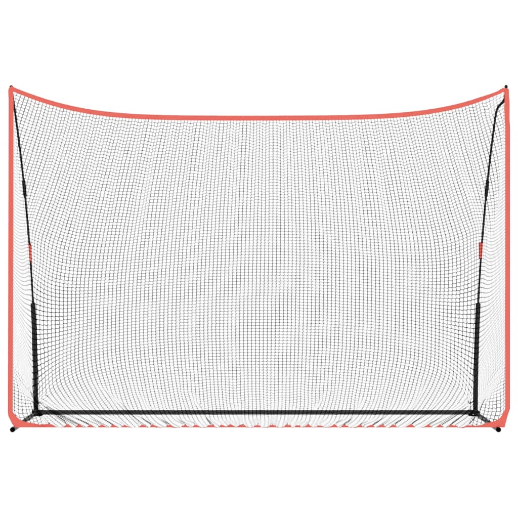 Vidaxl Golf Training Network 305x91x213 cm Polyester schwarz und rot