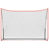 Vidaxl Golf Training Network 305x91x213 cm Polyester schwarz und rot