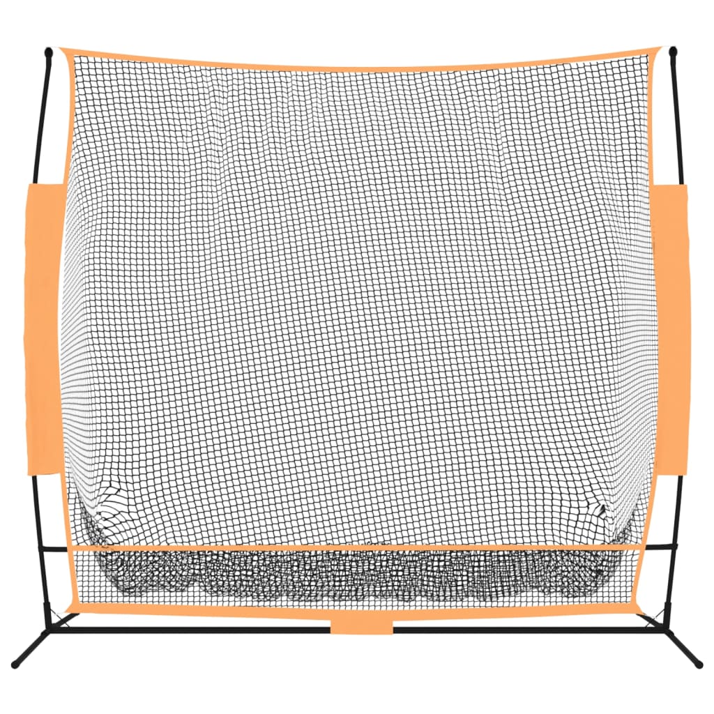 Vidaxl Golf Training Network 215x107x216 cm Polyester Black and Orange