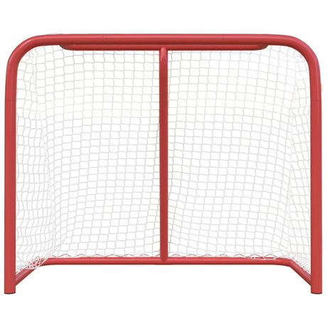 Vidaxx Hockeytor 183x71x122 cm Polyester rot und weiß