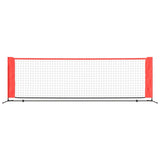 Vidaxl Tennisnet 300x100x87 cm Polyesterschwarz und Rot