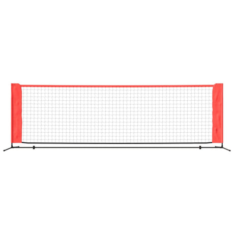 Vidaxl Tennisnet 300x100x87 cm Polyesterschwarz und Rot