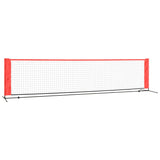 Vidaxl Tennisnet 400x100x87 cm Polyesterschwarz und Rot