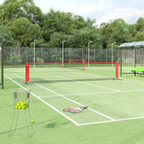 Vidaxl tennisnet 500x100x87 cm Black et rouge