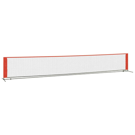 Vidaxl Tennisnet 600x100x87 cm Polyester schwarz und rot