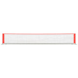 Vidaxl Tennisnet 600x100x87 cm Polyester schwarz und rot