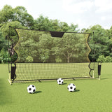 Vidaxl Football Remoningnet 183x85x120 cm polyester černá a žlutá