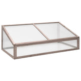 Vidaxl greenhouse 110x58.5x39 cm pine -wood gray