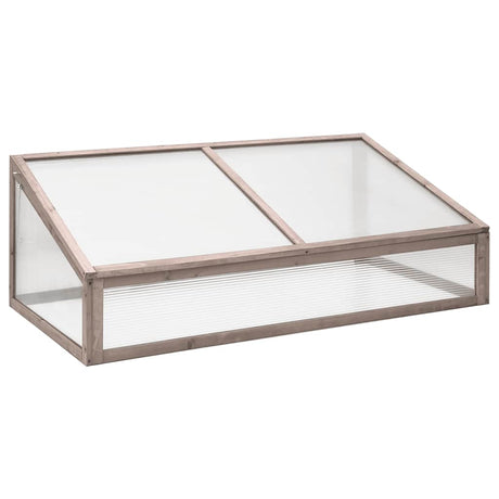 Vidaxx Gewächshaus 110x56x39 cm graues Kiefernholz