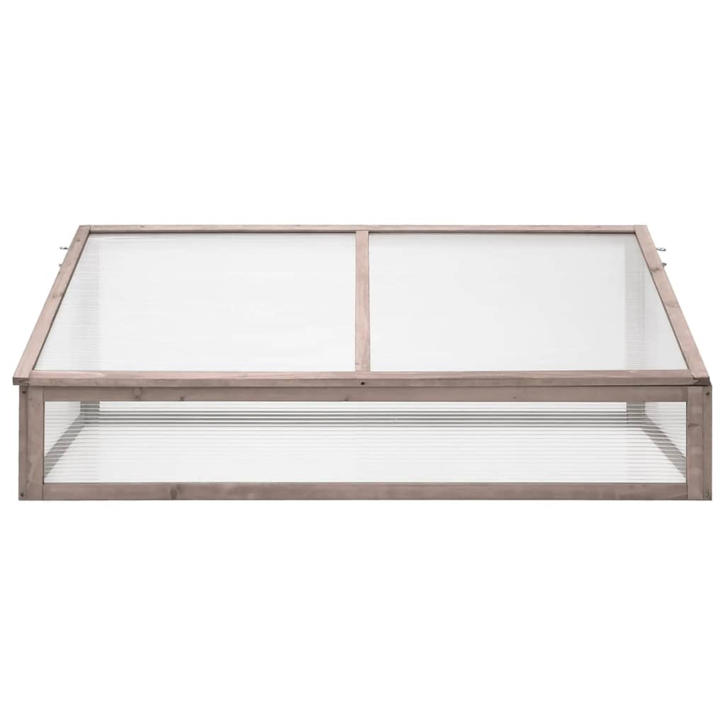 Vidaxl greenhouse 110x58.5x39 cm pine -wood gray