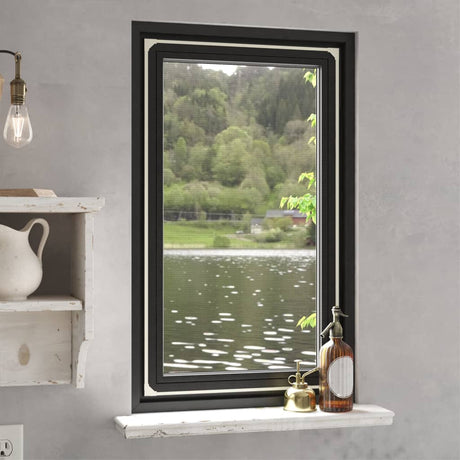 Vidaxx Insektenschutz für Fenster magnetisch 80x140 cm weiß