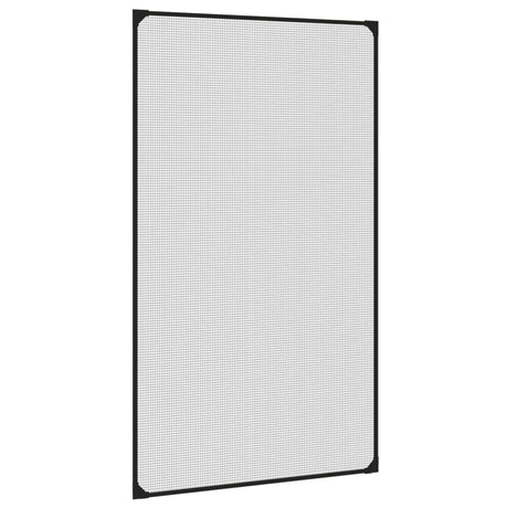 Vidaxx Insektenschutz für Fenster magnetisch 80x140 cm Anthrazit