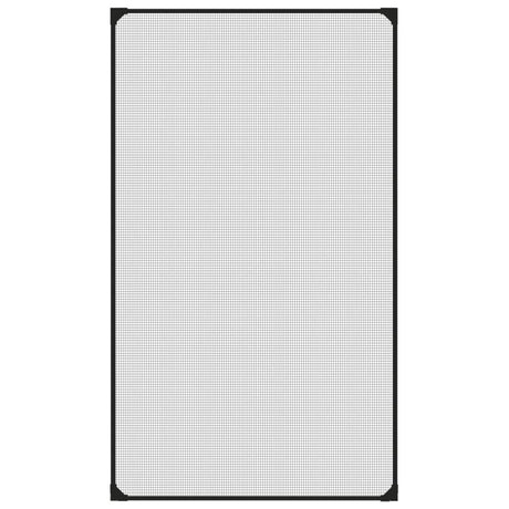 Vidaxx Insektenschutz für Fenster magnetisch 80x140 cm Anthrazit