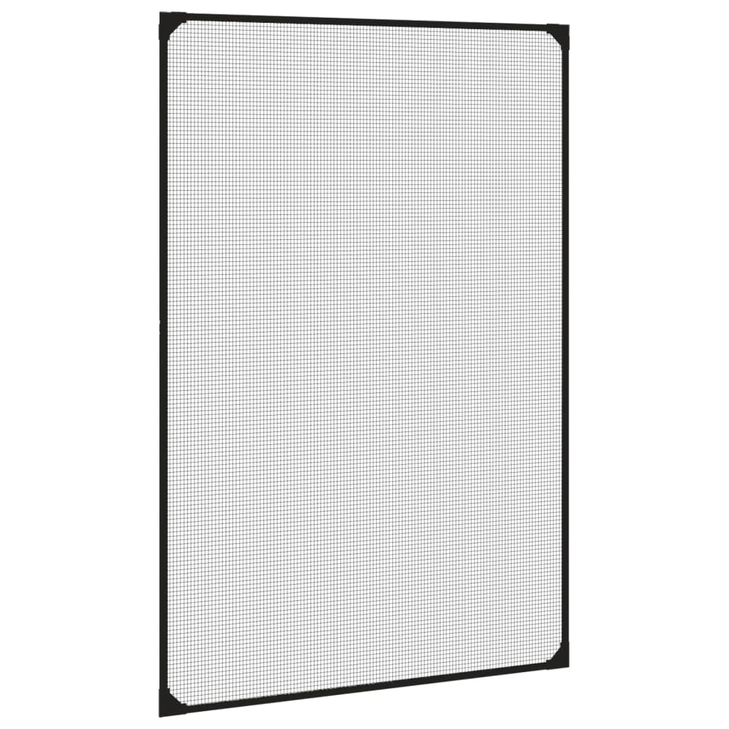 Vidaxx Insektenschutz für Fenster magnetisch 80x120 cm Anthrazit