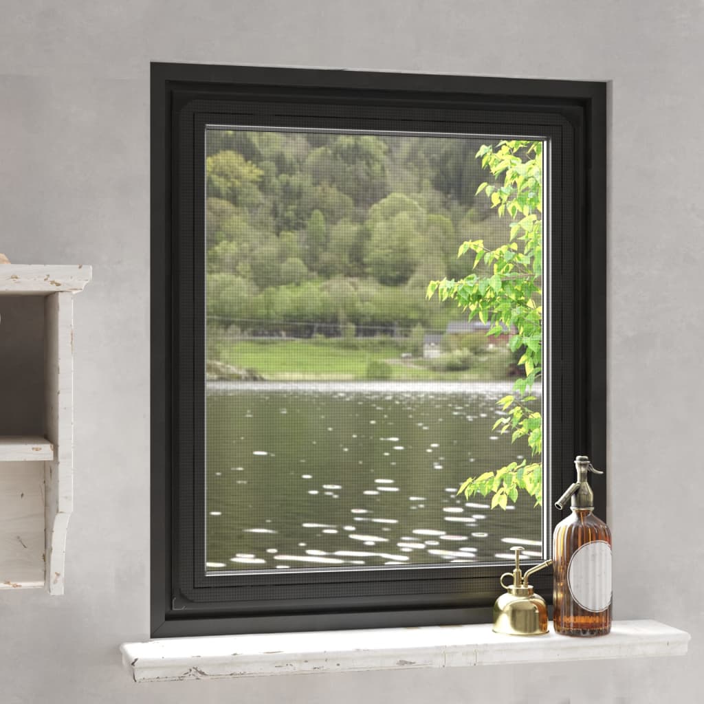 Vidaxl Insecthor för Windows Magnetic 100x120 CM Anthracite -färgad